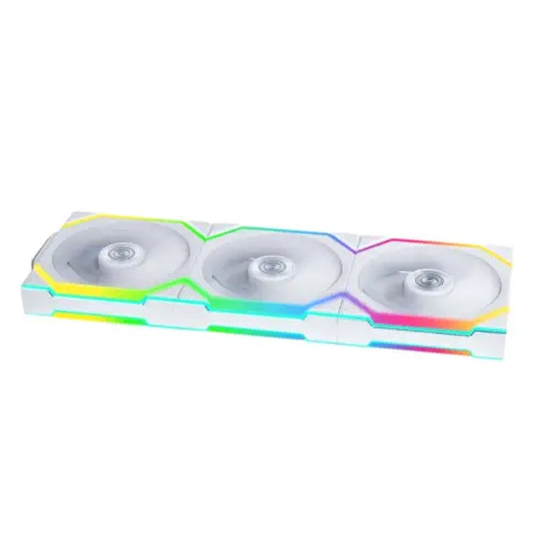 LIAN LI UNI FAN SL Wireless 120mm ARGB Case Fans (3 Pack) - White LIAN LI UNI FAN SL Wireless 120mm ARGB Case Fans (3 Pack) - White
